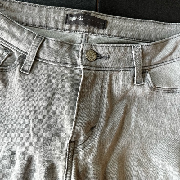 Levi’s Gray Skinny Jeans Size 32 - Picture 3 of 7